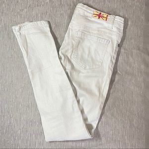 machine White glittery Jeggings